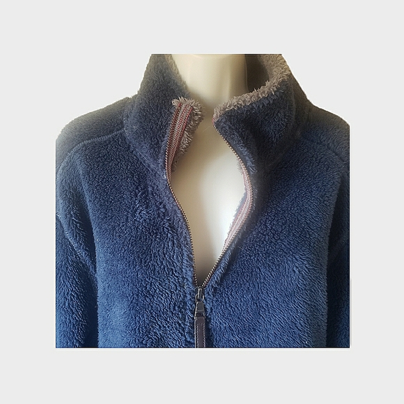 Womens TRINITY American Tradition blue polyester fleece tunic, XL - Picture 3 of 8